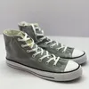 Designer casual sneakers canvas skor män kvinnor klassisk svartvitt hög topp låg toppstil bekväm atletisk sko 01