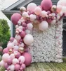 92pcslot Pink Macaron Balloons Arch Baby Shower Decoration Birthday Wedding Party Deco Christening Favors Pastel Balloons T2006125720683