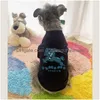 Abbigliamento per cani Abbigliamento firmato T-shirt in cotone morbido e confortevole di marca con maglietta classica con motivo a lettera T-shirt estiva per cani di piccola taglia Ch Oty6G