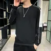 Männer Hoodies Herbst Mode Koreanische Casual Kontrast Farbe Streetwear Sweatshirt Für Männer Hohe Qualität Langarm Pullover Tops Sudaderas