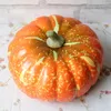 Decorative Flowers Harvest Artificial Pumpkins Simulation Pumpkin Round 20cm Ornaments Large For Halloween Thanksgiving Decorating