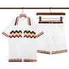 Crime Summer Fashion Mens TrackSuits Hawaii Beach Spods Set Designer koszulki