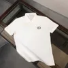 Tasarımcı Stripe Polo Gömlek Tişörtleri Yılan Polos Bee Çiçek Nakış Erkekleri Yüksek Sokak Moda At Polo T-Shirt Asya Boyut M-XXXL