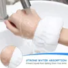 Correa para muñeca y mano para lavado de cara, banda para el sudor reutilizable, bandas de toalla de microfibra, correas para muñecas absorbentes flexibles para una comodidad
