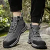 Fitnessschuhe Herren Outdoor Wandern Große Größe 46 Wildleder Trekking Sneakers Herren Jagdstiefel Verschleißfest Klettern Sport