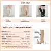 Botas Taoffen 2022 Women Women Knee High Boots Real Leather Ponto de calcanhar fino Slip no clube de festas Inverno calçados tamanho 3343