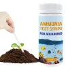 Testing Ammonia Test Strips Accurate Fresh/Salt Water Aquariums Swimming Pools Ammonia Tester Quick Professional Water Testing Kit