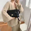 Bag PU Leather Crossbody Bags For Women 2024 Shoulder Solid Color Simple Women's Trend Lux Black Handbags And Purses Sac