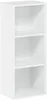 Kitchen Storage Bookcase / Book 3-Tier White