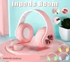 InPods Boom Macaron Wireless Bluetooth Earchephone Bluetooth 50 EDR Słuchawki Obsługiwane Micro SD z odtwarzacz MP3 Radio MI4189070