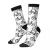 Мужские носки с велосипедным узором, сумасшедшие горы, горный велосипед, MTB, унисекс, уличный стиль, бесшовные носки с принтом, подарок для мальчиков