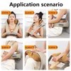 Oreillers de massage pour le cou en forme de U, châle de massage Shiatsu électrique pour le dos, le cou, les épaules, le corps, appareil de massage chauffé à infrarouge, châle de massage pour voiture/maison 240322