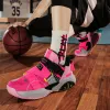 Scarpe nuove scarpe da basket rosa di moda per donne designer ganci e anelli da scarpe da ginnastica da basket da maschi da uomo da uomo da uomo da uomo