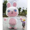 Trajes da mascote 2m/2.6m gigante iatable coelho traje adulto peludo explodir mascote terno personagem fantasia vestido páscoa eventos do feriado