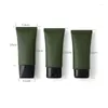 Storage Bottles 60ml Blackish Green Matte Soft Tube Empty Cosmetic Cream Container Foundation Concealer Eye Squeeze Bottles50g