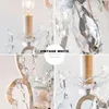 Wall Lamp Crystal Vintage White Home Decor Interior Gold Sconce Lighting Bedroom Decoration For Living Room