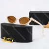 Fashion Oval Sunglasses Classic Half Frame Glasses Womens Retro Sunglasses High Quality Designer Sun Glasses With Box