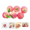 Decorazione per feste 6 pezzi Uva Frutta artificiale Pesca Bambino Frutta candita Schiuma realistica Negozio Prop Consegna goccia Giardino domestico Festivo Dhziw