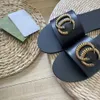 Slippers Summer Womens Fashion Outwear Copper Copper Buckle Flat Bottom Round Round Toe Open Toe Sandals