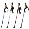 Sticks 2pcs / lot Anti choc nordique Sticks Sticks Télescopique Trekking Randonnées Pôles Ultra Walking Canes With Rubic