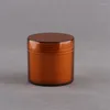 Storage Bottles 100g Brown/amber PET Jar With PP Cap 100ml Plastic Container Cream Cosmetic 100pcs