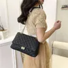 Designer de luxo moda sacolas carteiras novo 2023 primavera caviar tecido versátil pequeno quadrado saco moda tendência um ombro crossbody saco das mulheres