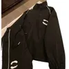 Bordado esportivo de duas peças moda carta padrão de manga comprida verão solto zíper casaco de alta qualidade roupa feminina