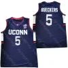 Connecticut UConn Huskies Basketballtrikot NCAA College Paige Bueckers Tyler Polley Andre Jackson Adama Sanogo Jalen Gaffney R.J.Cole Tire