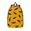 Torby do przechowywania plecak Halloween BATS do przedszkola szkoły podstawowej Bookbag Boy Girl Dzieci Daypack Outdoor