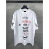 Paris B High Edition 2024 Nieuw Sanskriet Klassiek Jaar van de Loong Limited Graffiti Print Los T-shirt met korte mouwen