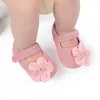 Första vandrare 2024 Princess Baby Shoes Soft Sole Lovely Bow Girl Casual