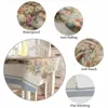 Table Cloth Easter Watercolor Flower Waterproof Dining Tablecloth Kitchen Decorative Party Cover