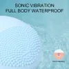 Geräte Gesichtsreinigungsbürste Sonic Vibration Hochwertiger Gesichtsreiniger Silikon Tiefenporenreinigung Wasserdicht Massage Sanft