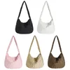 Bolsas de ombro femininas inchadas hobo bolsa moda zíper mochila casual floral acolchoado tote leve grande capacidade slouchy shopper