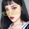 2 pcs Fashion luxury designer Personalized candy color Sunglasses 2020 new hip hop Style Sunglasses star net Red Sunglasses trend