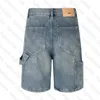 Ll präglad lättnad Denim shorts tunga arbetskläder klassisk vår/sommar jeans mångsidig kvinnors gratis frakt