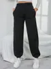 Spodnie damskie uwielbiają spodnie dresowe dla kobiet dla kobiet mody joggera mody swobodne luźne elastyczne spodnie z polarami