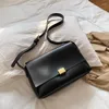 Bag PU Leather Crossbody Bags For Women 2024 Shoulder Solid Color Simple Women's Trend Lux Black Handbags And Purses Sac