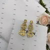 Retro Drop Earrings Girls Luxury Studs Fashion Pendant Studs Women Personality Charm Earring Party Sterling Earring