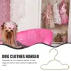 Vestuário para cães 10 Pcs Cabide para animais de estimação Cabides diários para gatos Bebê Filhote de cachorro Pequenos acessórios Roupas de metal