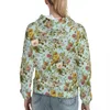 Sweats à capuche pour femmes élégant baroque floral lâche femmes vintage roses roses sweat à capuche décontracté automne drôle classique sweats grande taille