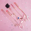 Pinceaux de maquillage Sailor Mo Anime Cardcaptor Sakura Pinceaux de maquillage Set Outils Kit Poudre Lâche Ombre à Paupières Blush Synthétique m4vW #