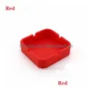 Ashtrays Sile Ashtray Mini Portable Shatterproof Eco-Friendly Square Home Coffee Shop Bar El Men Craft Gift 9061 Drop Delivery Garden Dhwsi