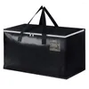 Storage Bags 90L Moving Boxes With Zippers & Handles Heavy Duty Packing Space Saving For Storing