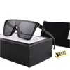 Lunettes de soleil de luxe de mode pour femmes hommes lunettes de soleil carrées protection UV grande lentille de connexion marque de qualité supérieure livrée avec le paquet 1008