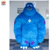 Costumes de mascotte Costume de monstre bleu Iatable Costumes d'Halloween exploser jeu de rôle Disfraz fantaisie événement fête Dres pour enfants adultes