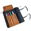 2024 Echtleder Drumstick Tasche Vintage Style Drumstick Case Drumsticks Halter Personalisierung Geschenk für Schlagzeuger