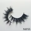 In de VS 200pairs 3D Mink Hair valse Eyeles Natural LG Eye Les Wi Makeup Extensi Tools Mink Eyeles Eye Les V3CH#