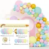 Guirlande de ballons en arc pour décoration de fête, Kit de décorations de mariage, ballons d'anniversaire pour Couples, fournitures de réception-cadeau pour bébé