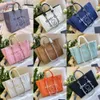 Lettre de sacs de luxe CC Totes Handbag Fashion Canvas Canvas Femme Femmes Broide Broidered Tote Designer Handsbags Femme Shopping Cross Body Bodypack XIMD